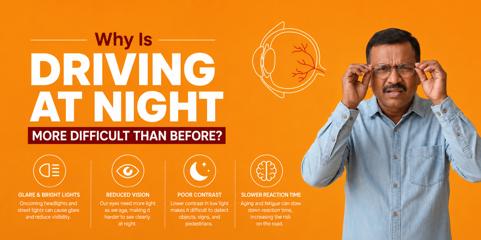 Why Is Driving at Night More Difficult Than Before?