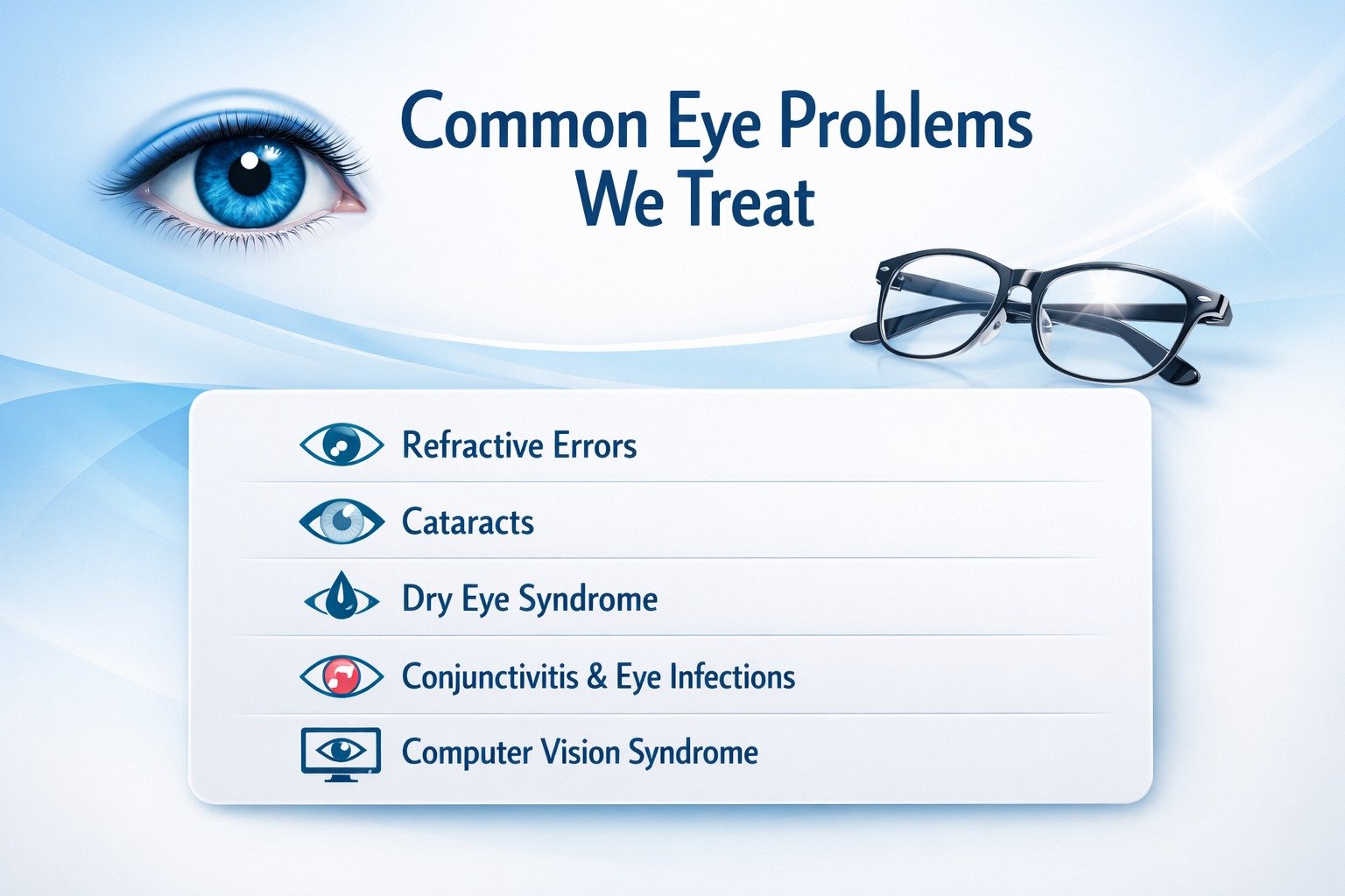 Common Eye Problems We Treat